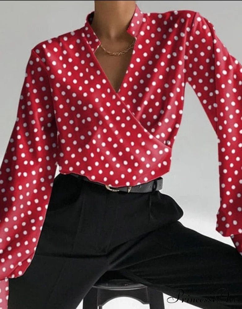 V-NECK SHIRT - TIARA - Image 9