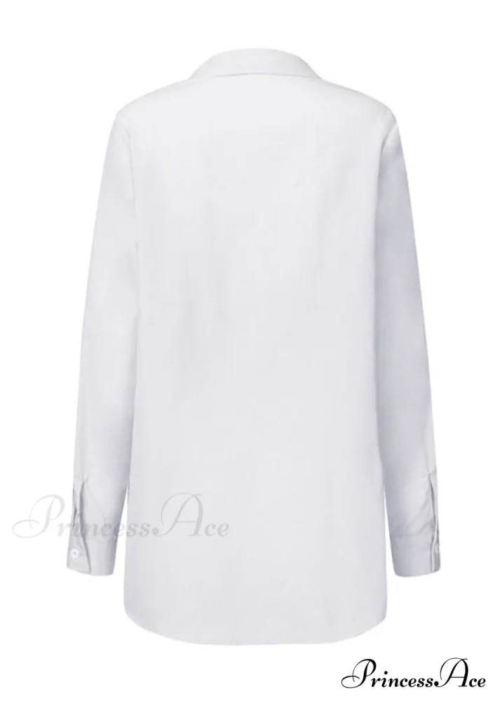 ZANZE SELF-TIE SHIRT - Plus Size - Image 7