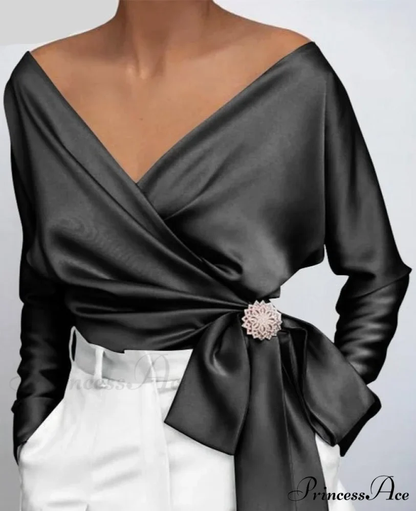VONDA V-NECK TOP - Plus Size - Image 7