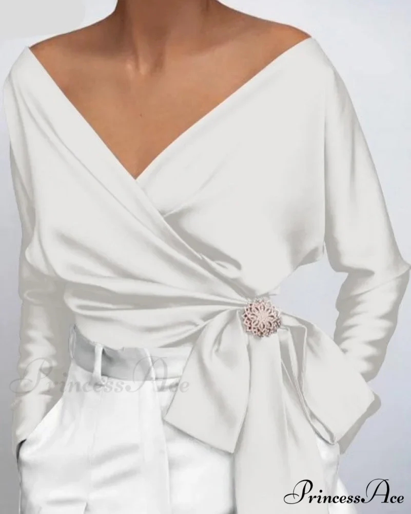 VONDA V-NECK TOP - Plus Size - Image 9