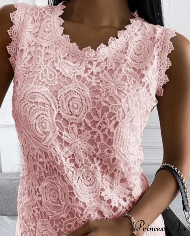 Lace Floral Top - Image 3