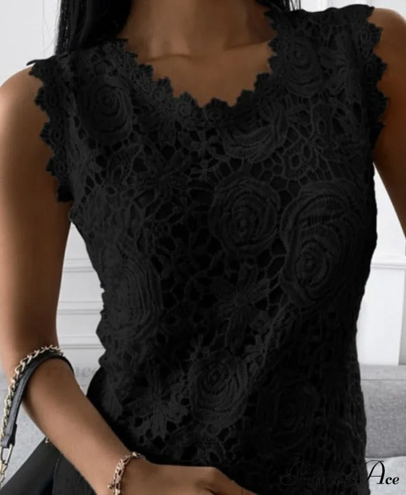 Lace Floral Top - Image 4