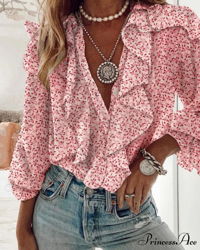 Ruffled Blouse by Vera - Image 3
