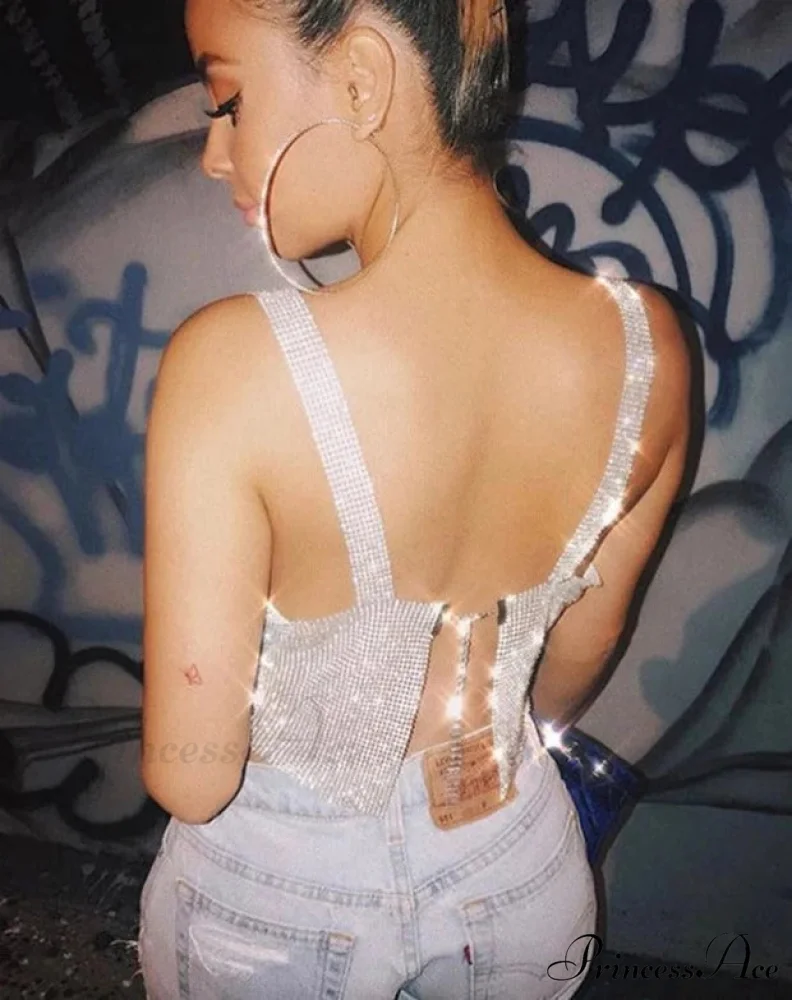 WENDY TOP WITH RHINESTONES - Image 2