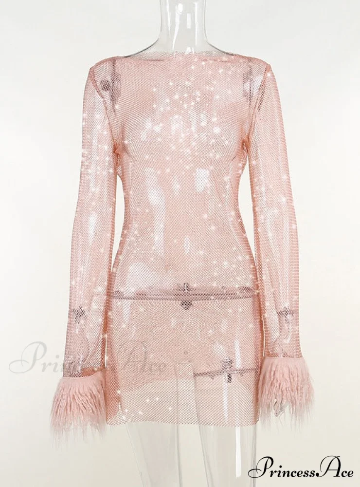 Fashionable Mesh Women's Dress - Image 6