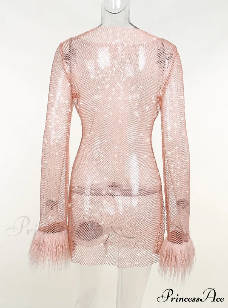 Fashionable Mesh Women's Dress - Image 7