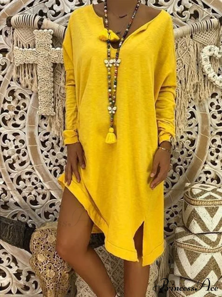 Cozy Plus Size Loose Long Sleeve Tee - Image 3
