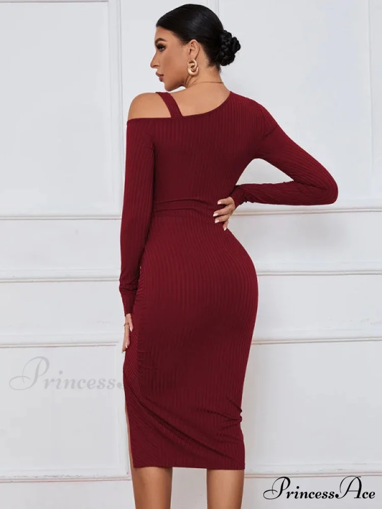 LONG SLEEVE SEXY DRESS - Image 2