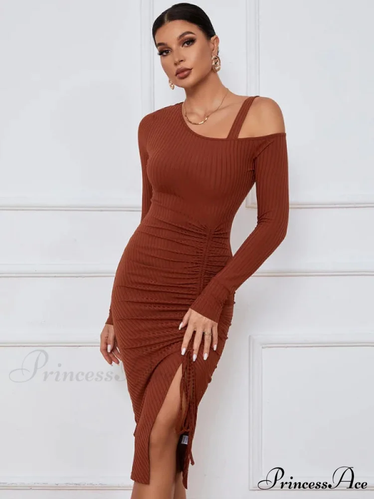 LONG SLEEVE SEXY DRESS - Image 3