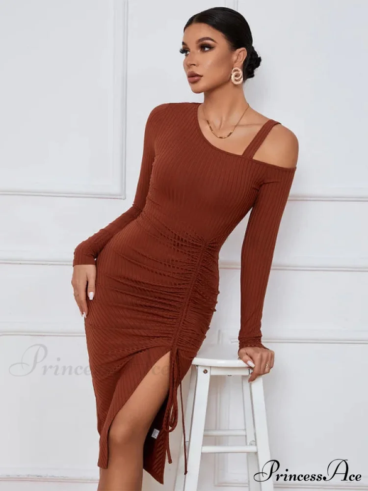 LONG SLEEVE SEXY DRESS - Image 4