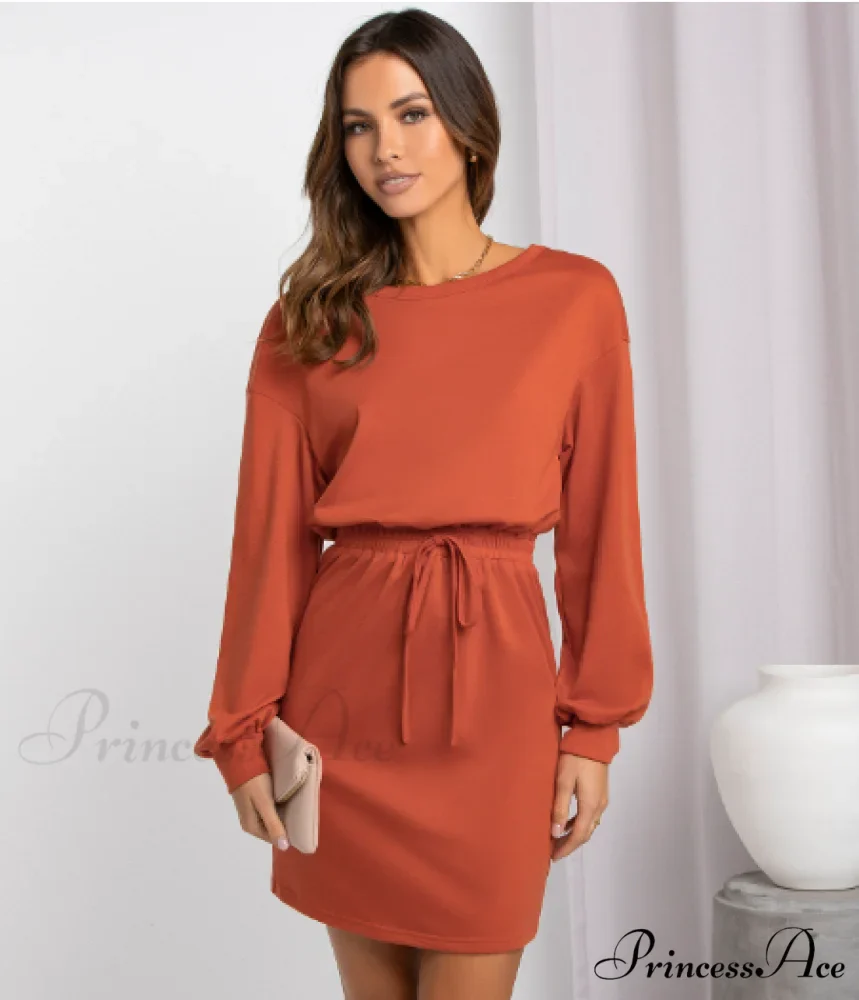 Diagonal Shoulder Fashion Skirt with Round Neck (Set of 2) - Image 6