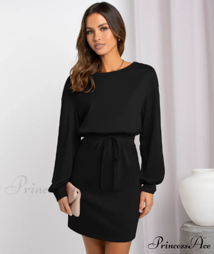 Diagonal Shoulder Fashion Skirt with Round Neck (Set of 2) - Image 7