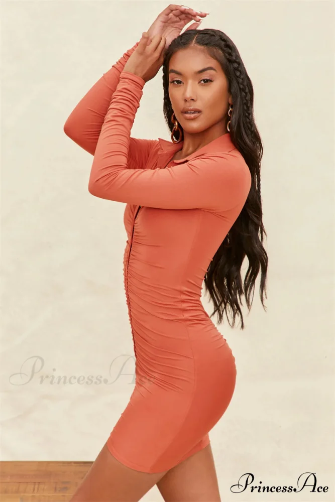 Vintage Single-breasted Mini Dress for Summer - Image 7