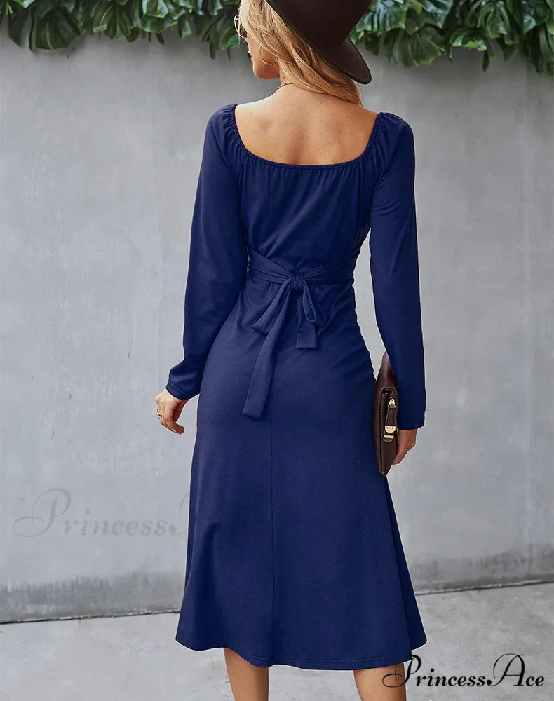 ROMANTIC DRESS - SOLID COLOR BOTTOMING - Image 6