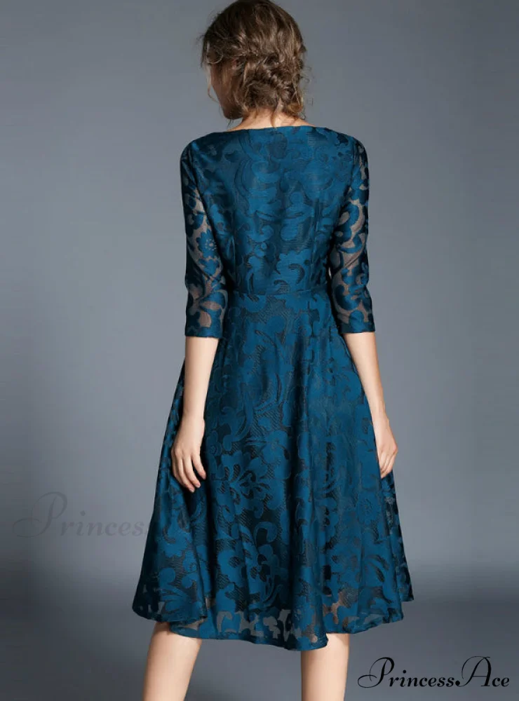 Slim Ladies Party Dress Casual Lace Dresses - Image 2