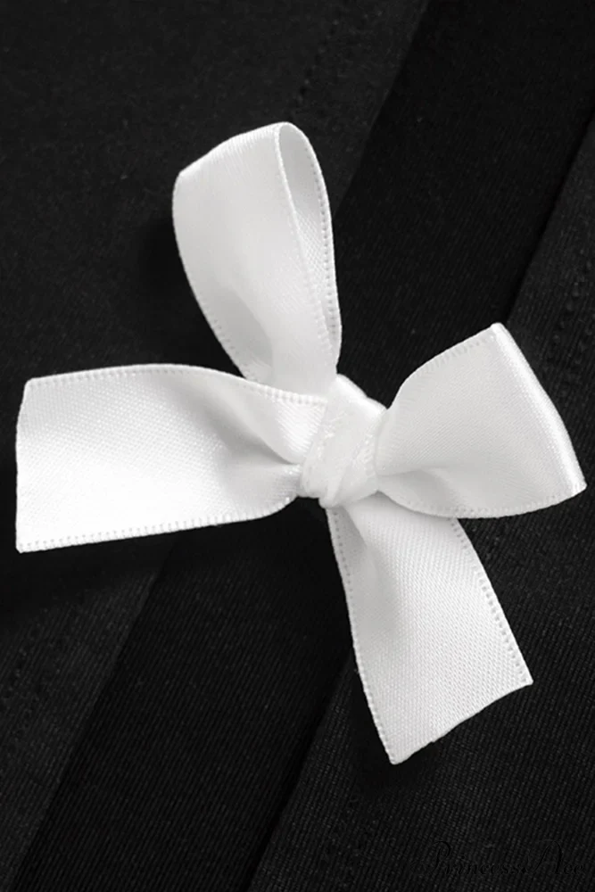 Cut Out Pack Hip Dress with Bow - Image 6