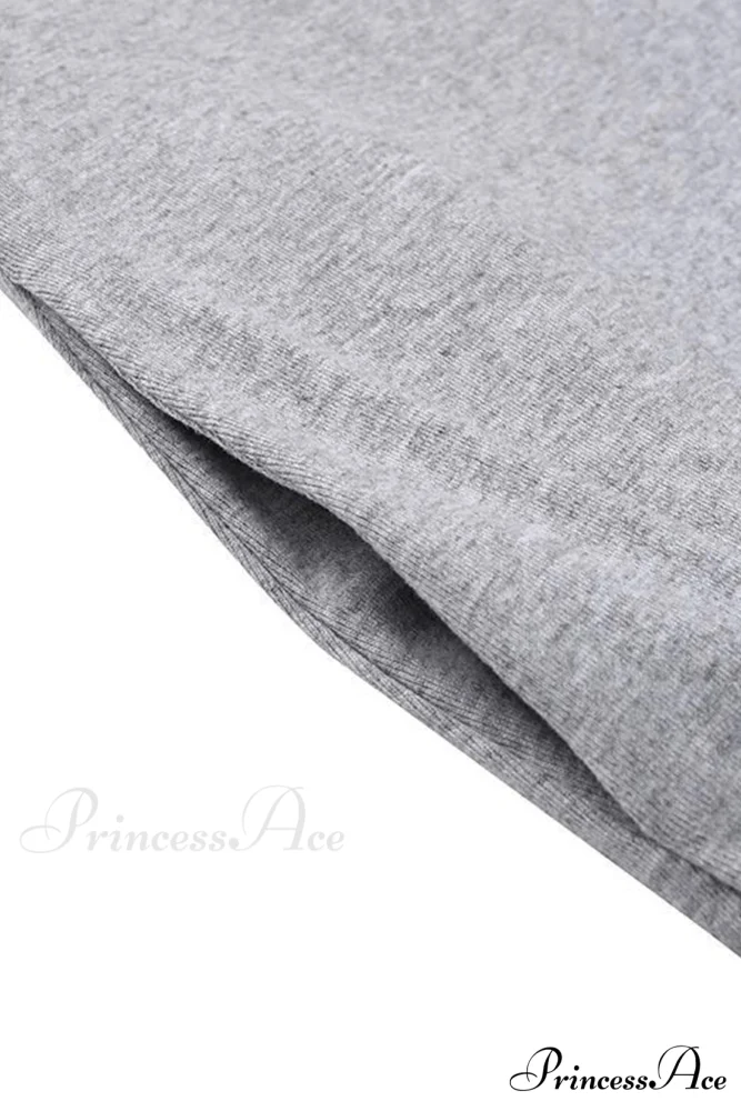 V Neck Sweatshirt Dress with Slit Hem - Image 12