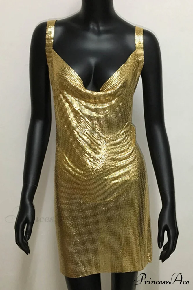 Sparkling Rhinestone Cami Dress - Image 10