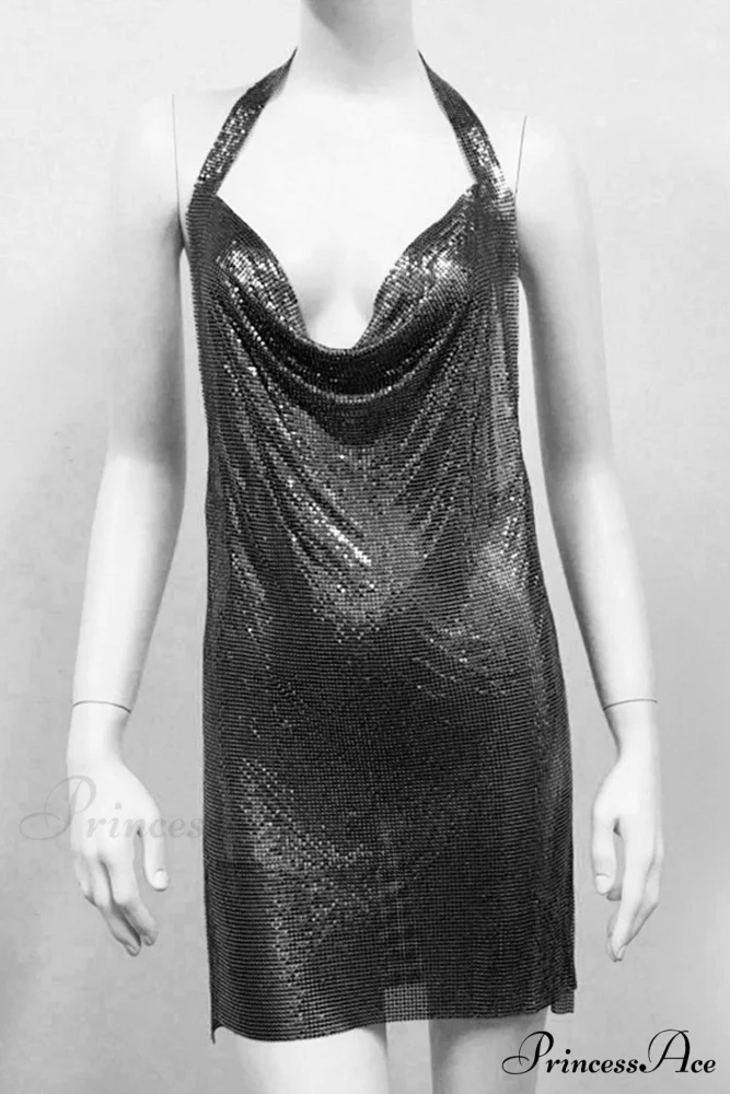 Sparkling Rhinestone Cami Dress - Image 18