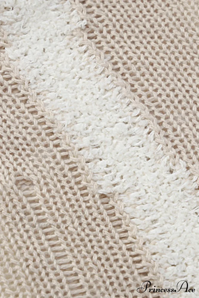 Distressed Hollow Out Knit Dress - Image 13