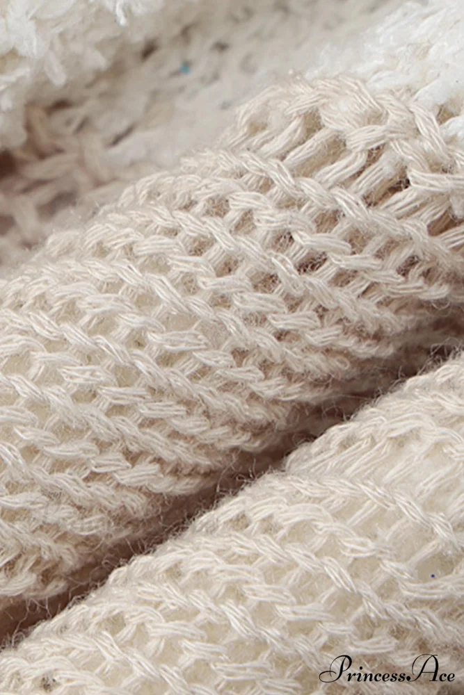 Distressed Hollow Out Knit Dress - Image 14