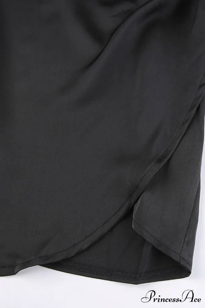 Cowl Neck Ruched Dress - Image 10