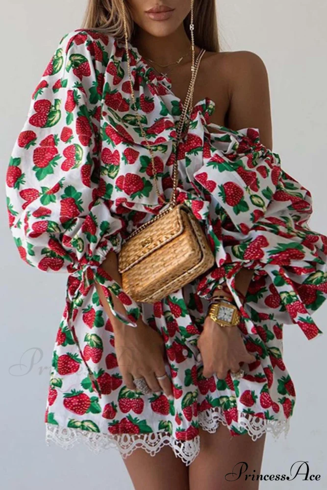 Strawberry Drop Shoulder Dress - Image 3