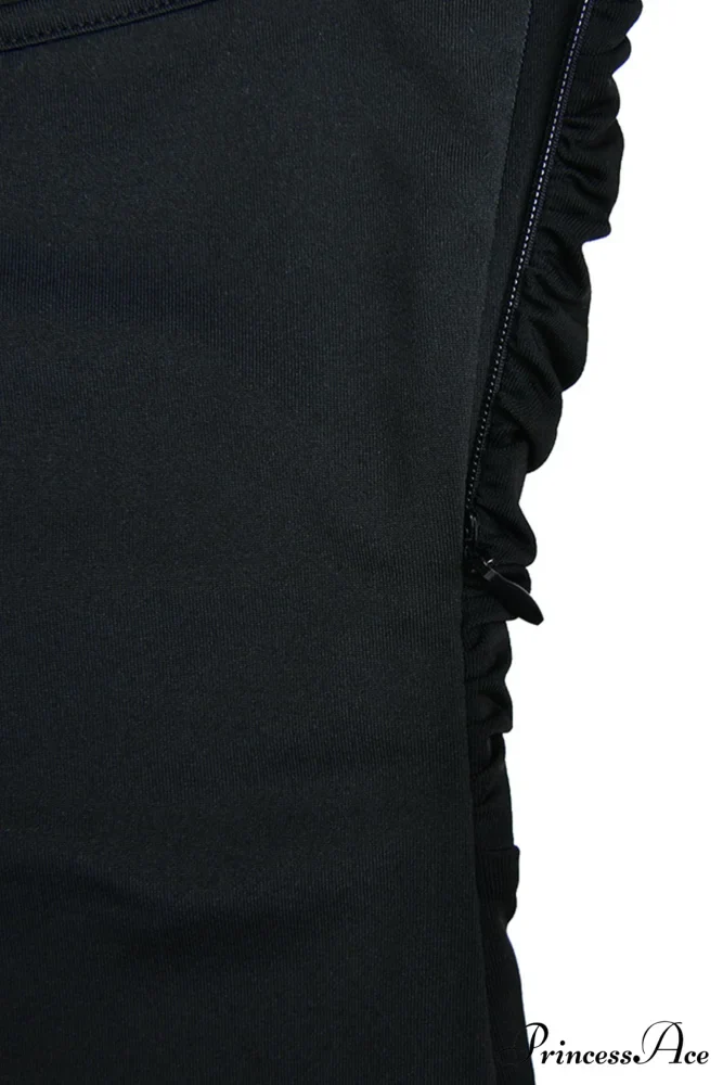 Floral Ruched Midi Dress with Halter Decoration - Image 12