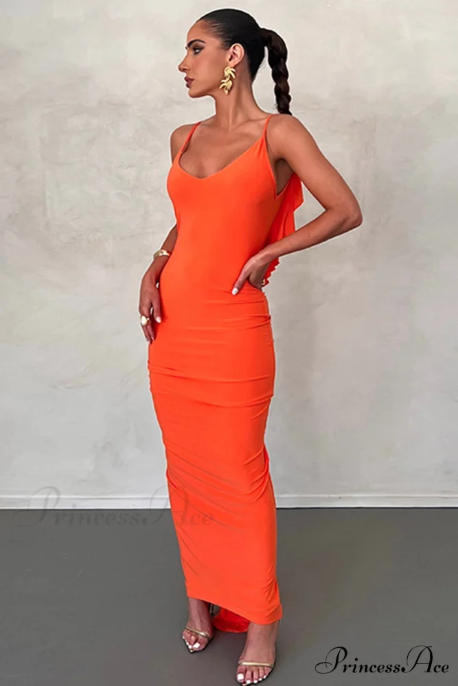 Ruffle Ruched Cami Dress - Image 6