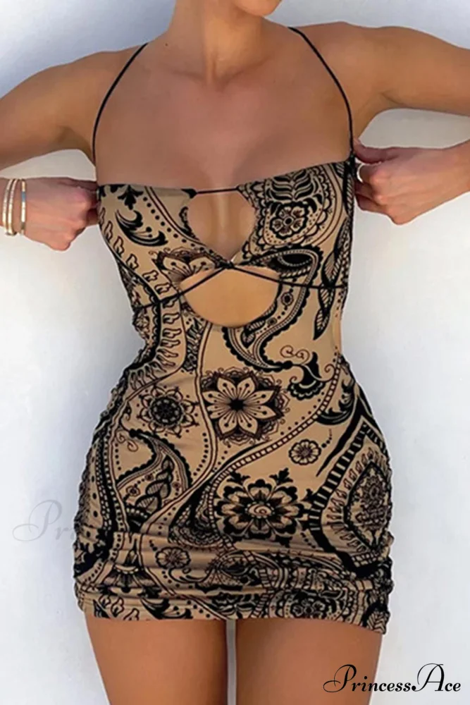 Floral Print Cutout Hip Dress Pack - Image 2