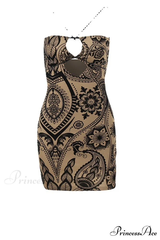 Floral Print Cutout Hip Dress Pack - Image 4