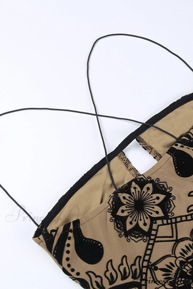 Floral Print Cutout Hip Dress Pack - Image 5