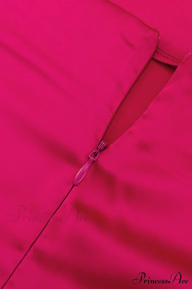 Satin Tie-back Criss-cross Cami Dress with Rose Pattern - Image 5