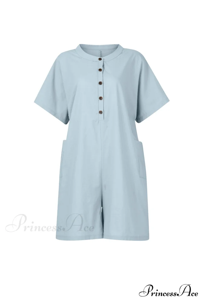 Pocketed Loose Rompers - Image 11