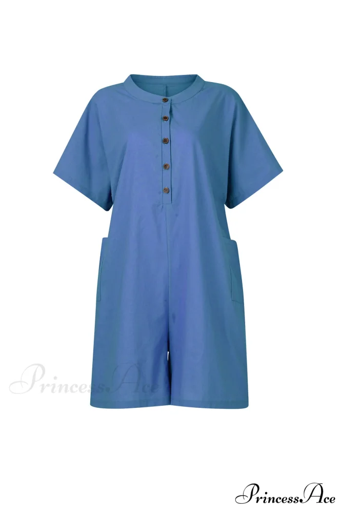 Pocketed Loose Rompers - Image 17