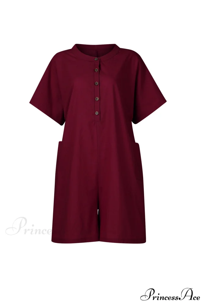 Pocketed Loose Rompers - Image 20