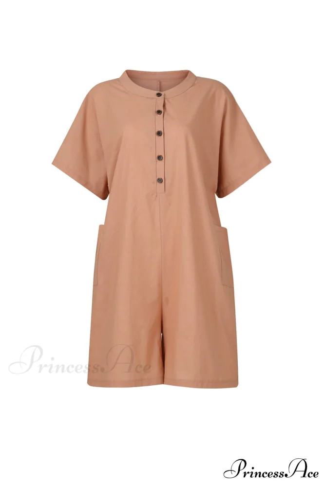 Pocketed Loose Rompers - Image 8