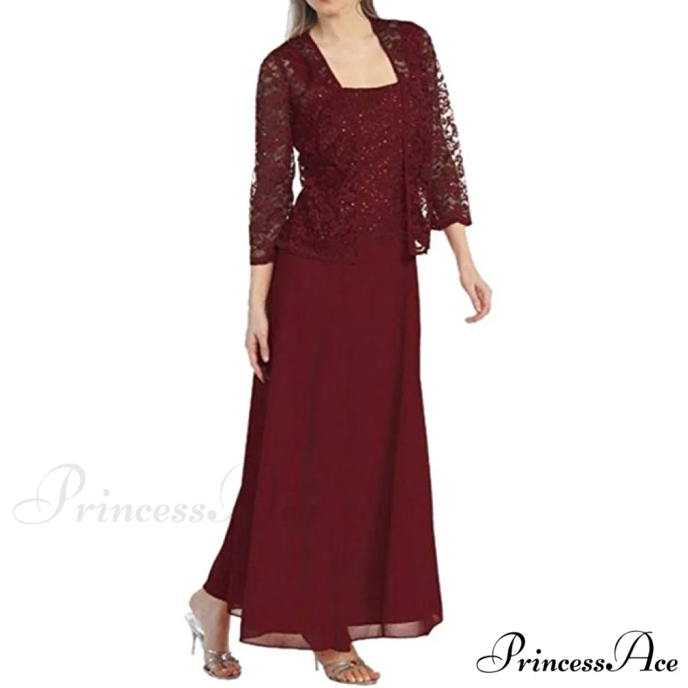 Solid Color Elegant Maxi Mini Dress - Image 4