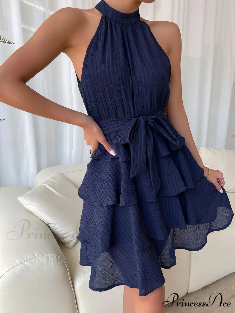 Sleeveless Ruffled Dress - Image 3