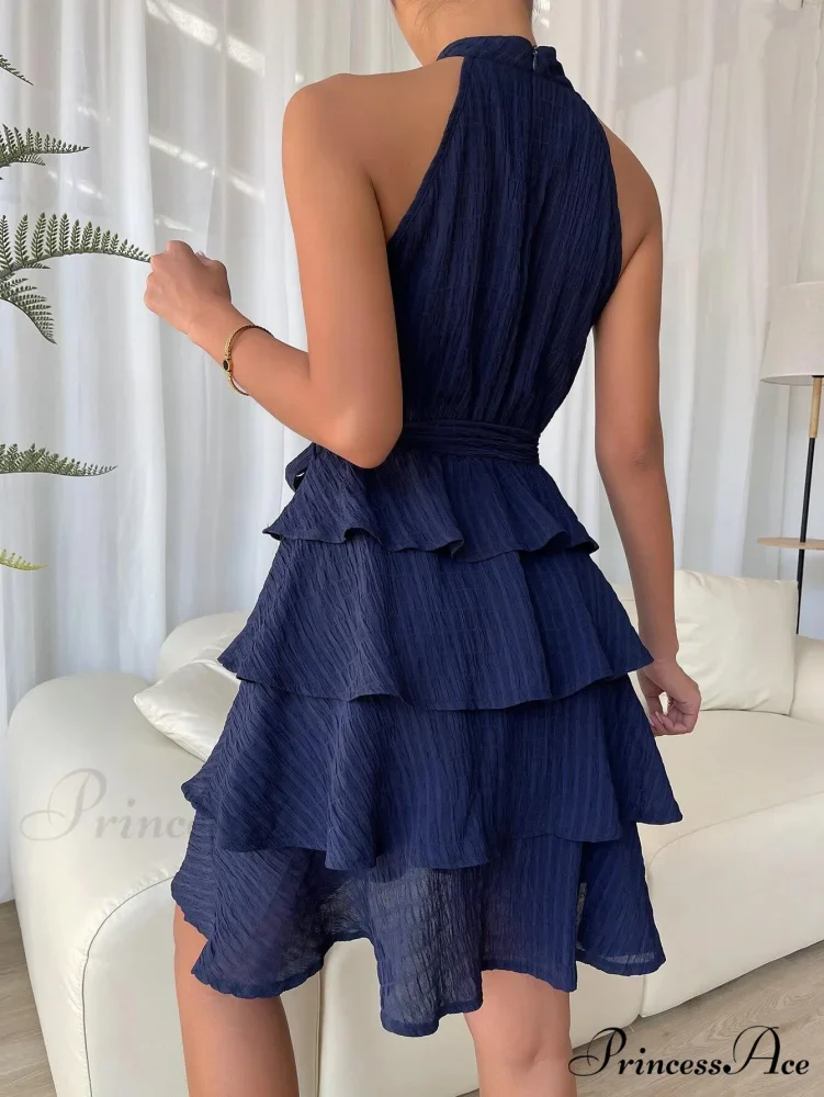 Sleeveless Ruffled Dress - Image 4
