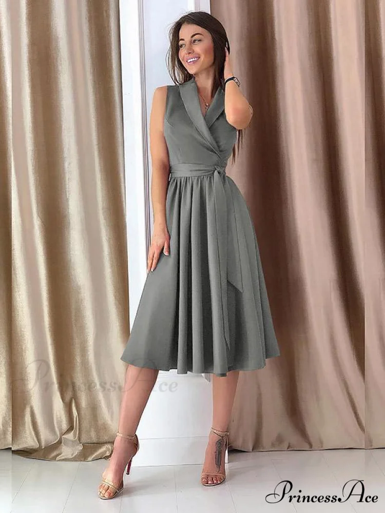 Sexy V-neck Bandage Midi Dress with Sleeves - Image 2