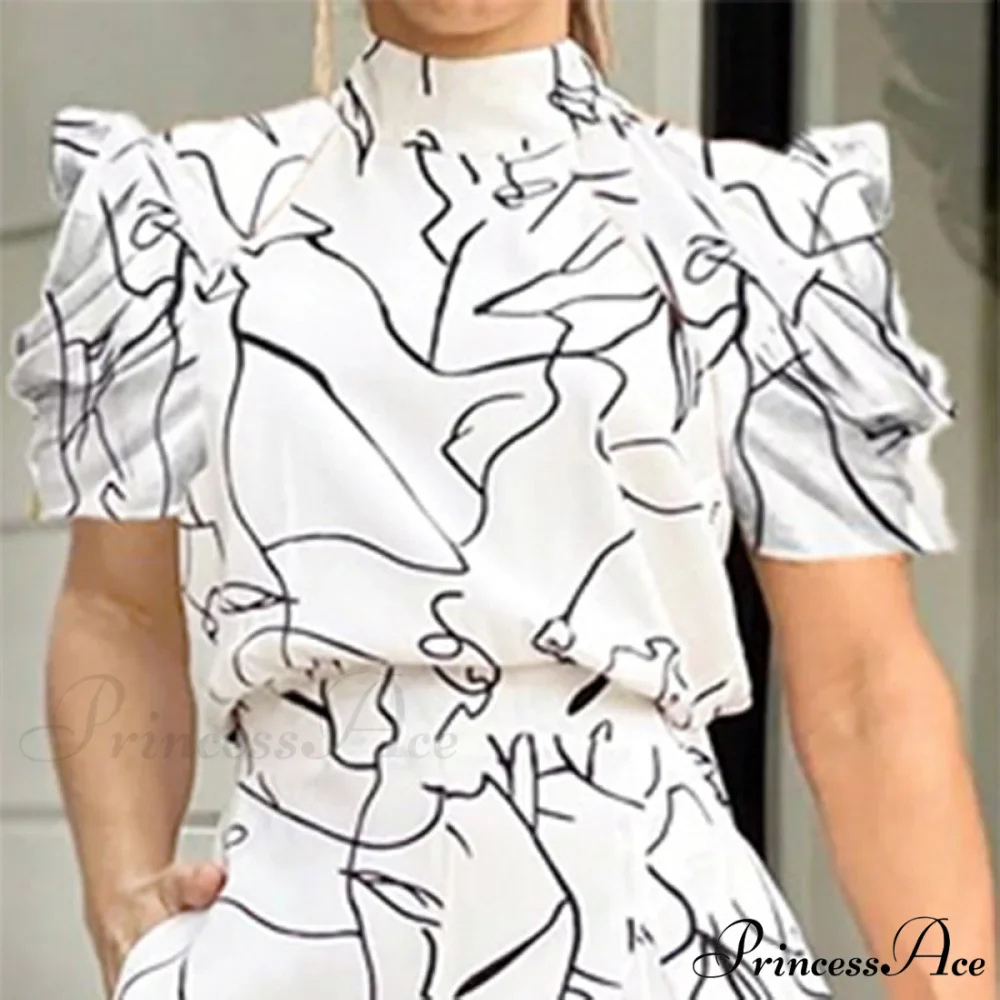 Striped Stand Collar Streetwear Dress for Party and Work - Image 2