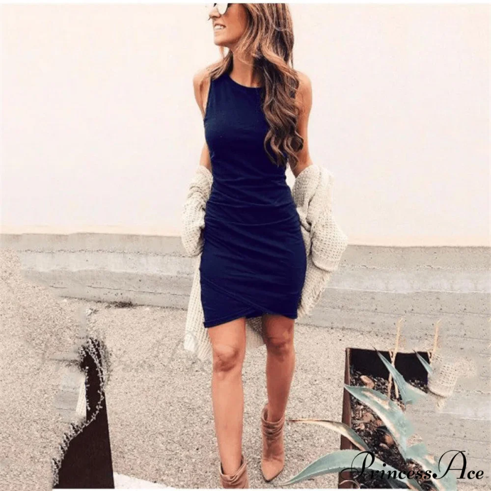 Ruched Side Bodycon Dress - Image 10