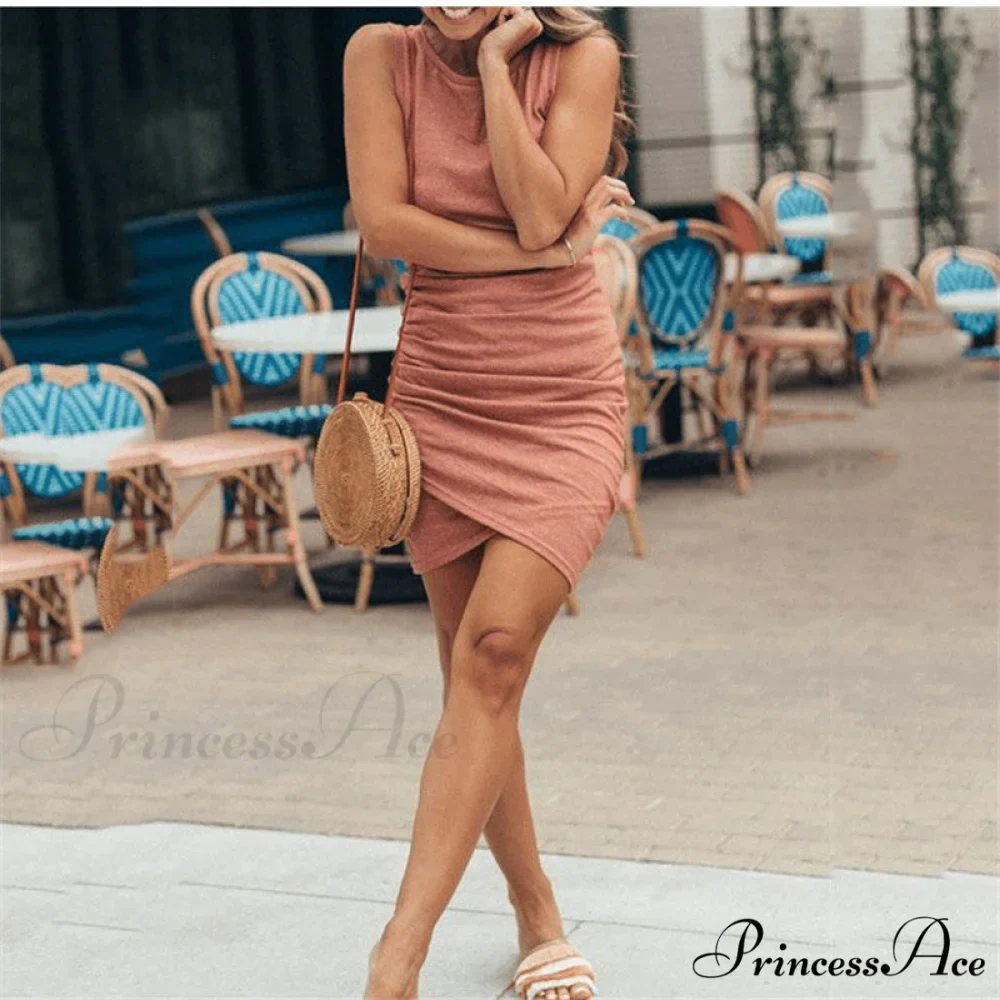Ruched Side Bodycon Dress - Image 3