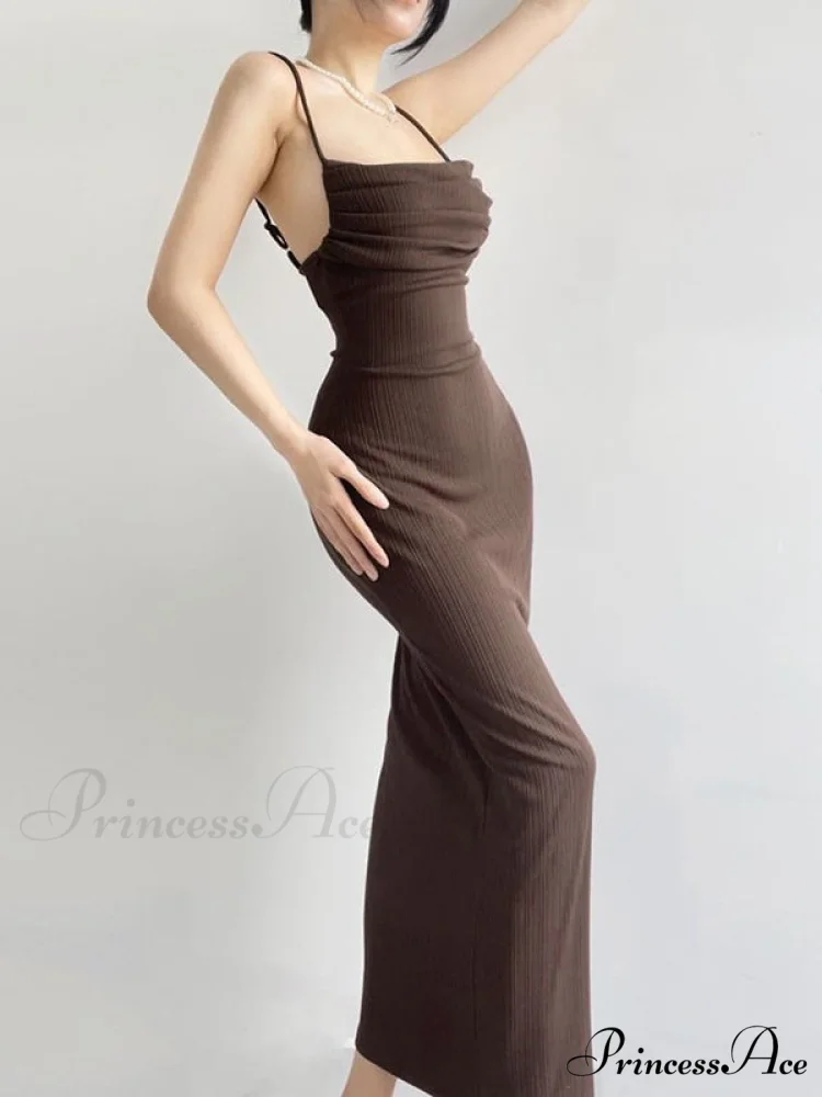 Black Backless Bodycon Dress - Image 7