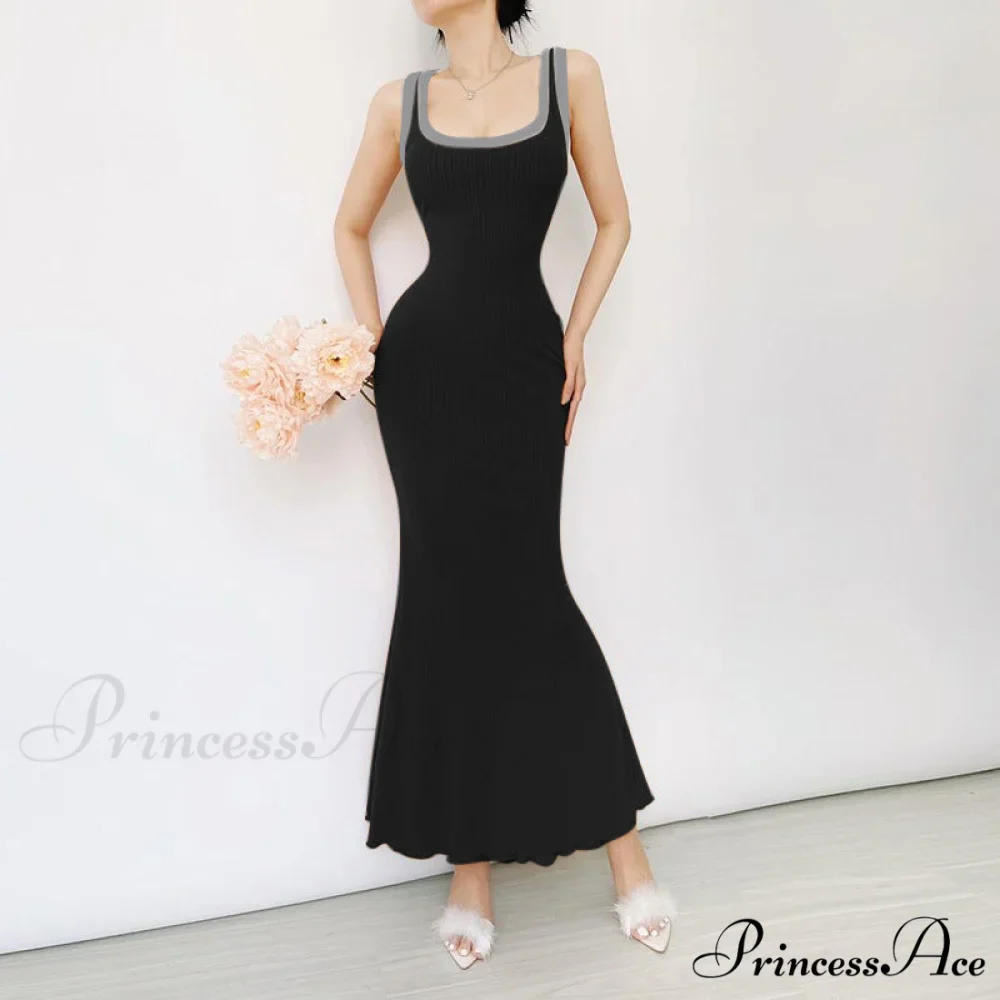 Black Bodycon Dress with Cut Out Detail - Image 5