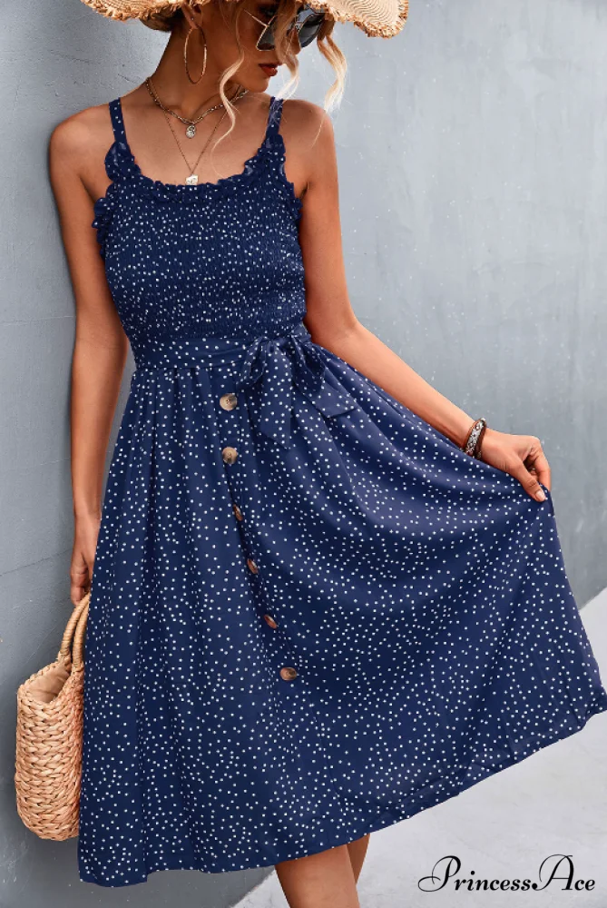 Polka-dot sling dress - Image 10