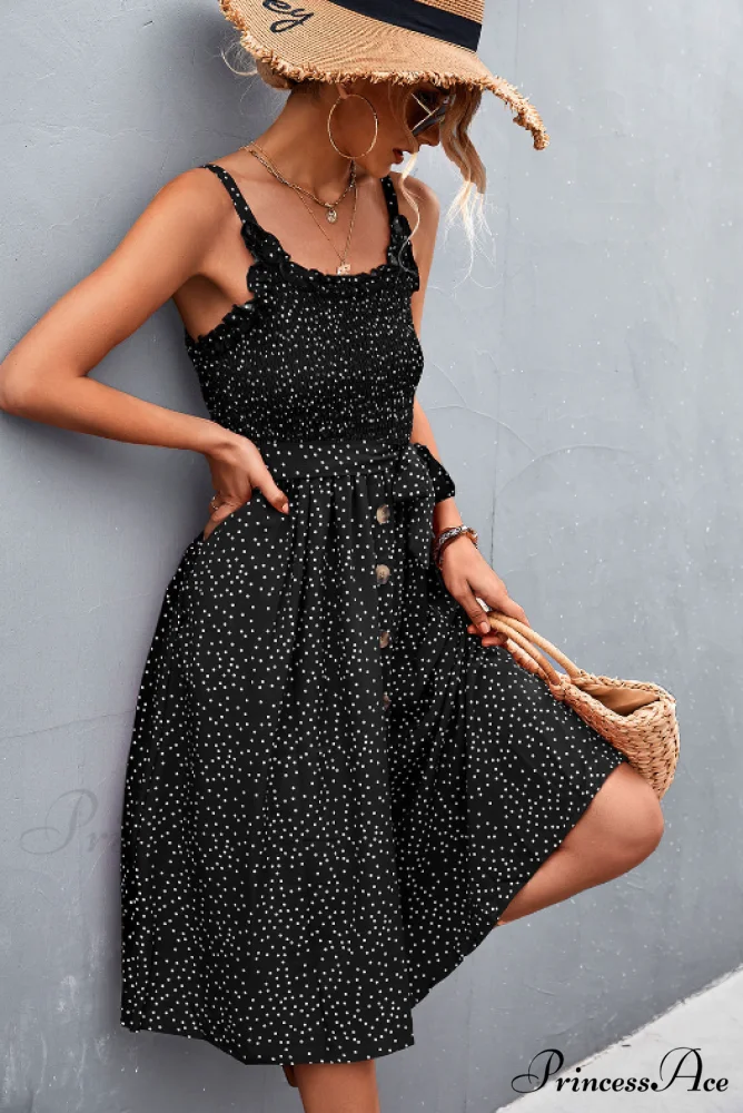 Polka-dot sling dress - Image 15