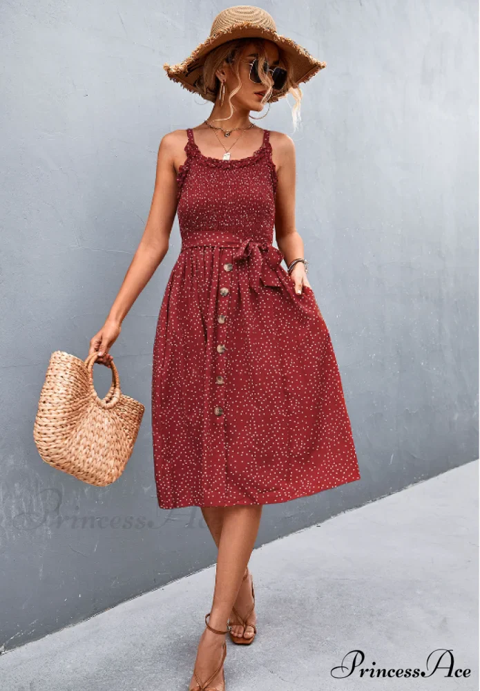Polka-dot sling dress - Image 17