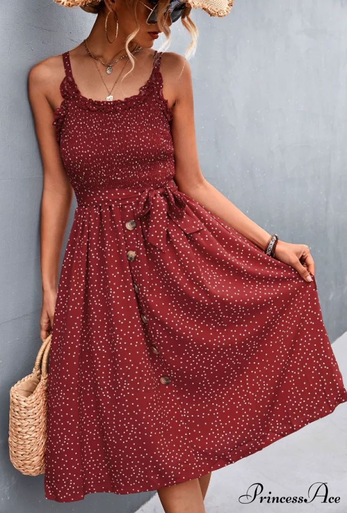 Polka-dot sling dress - Image 18